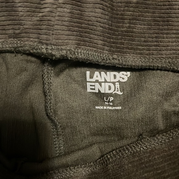 Lands end corduroy leggings  size large - Picture 2 of 3